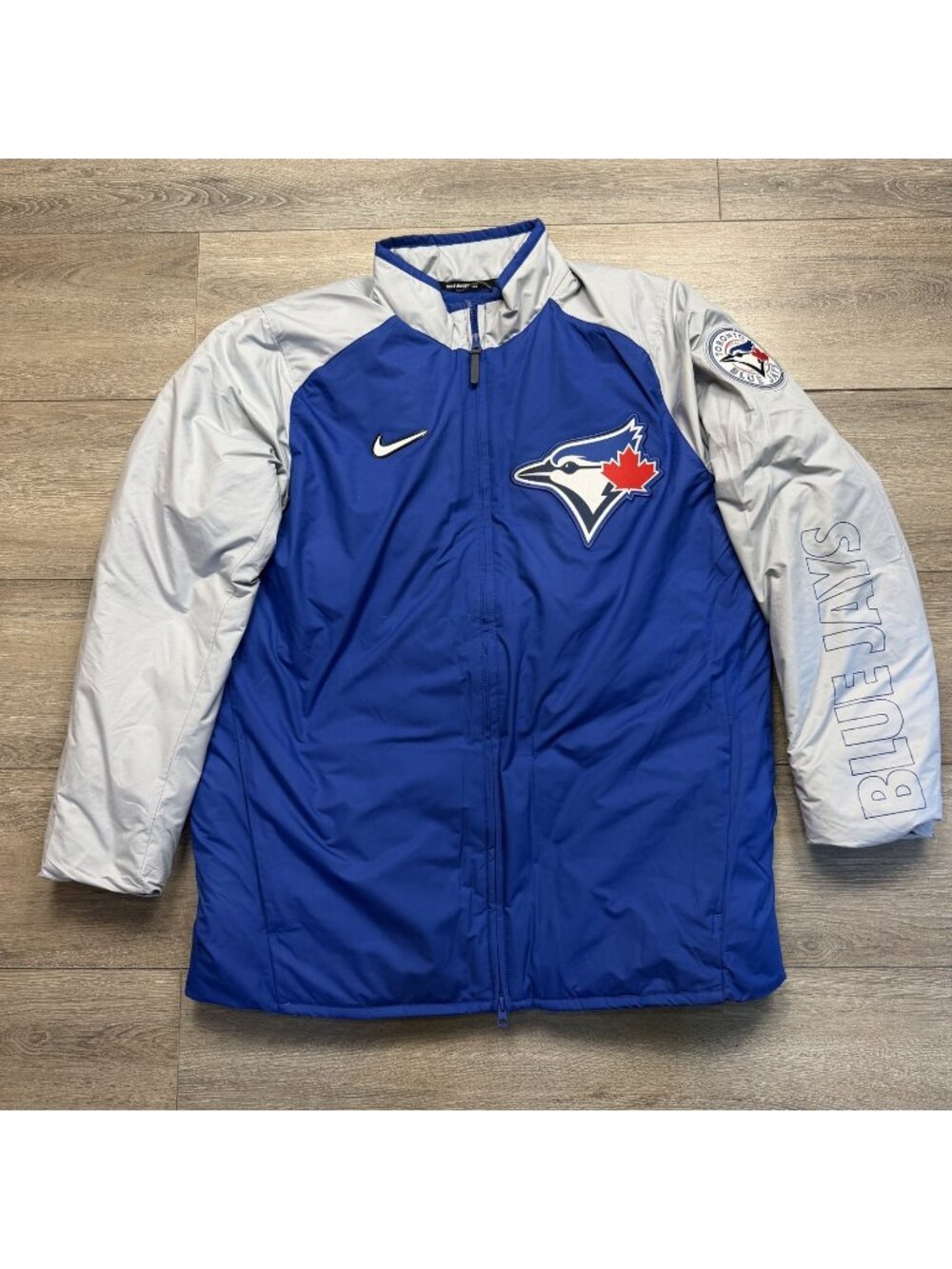 Nike Toronto Blue Jays MLB Authentic Collection Full Zip Dugout Jacket Men's L